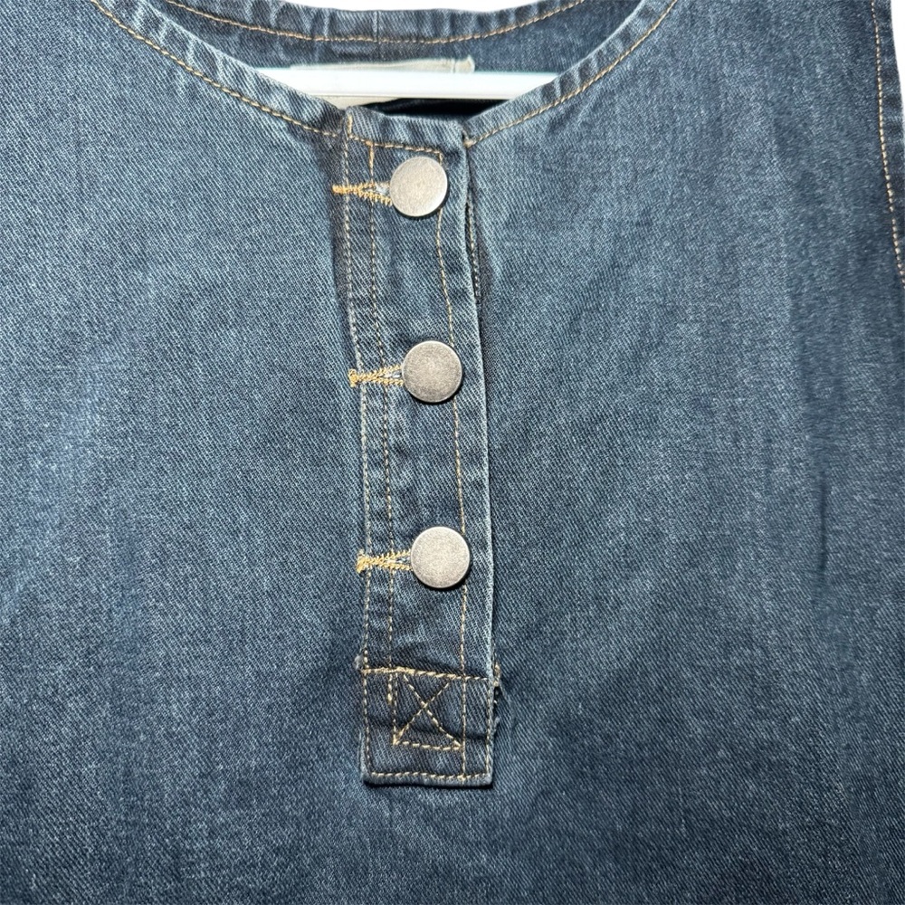 FF Blue Denim Mini Dress - Picture 6 of 10